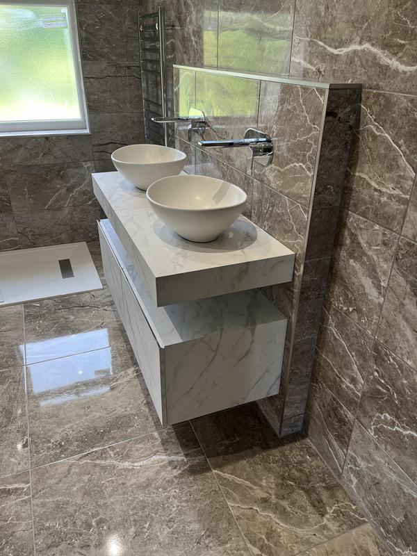 Recent bathroom installation by Steve Coulter showcasing work across Hertfordshire, Bedfordshire and Buckinghamshire